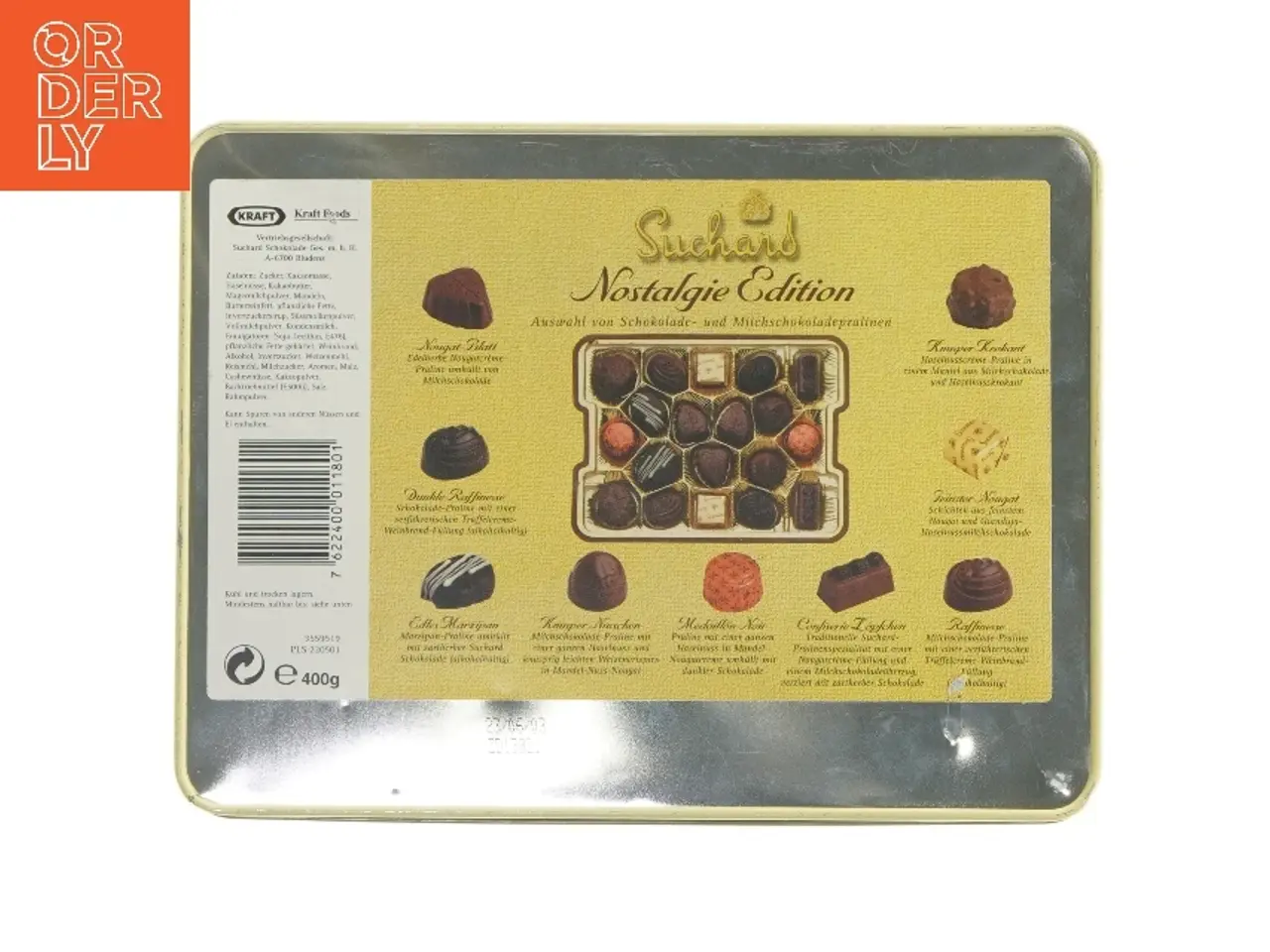 Billede 4 - Suchard chokolade metalæske (str. 23,5x17,5 cm)