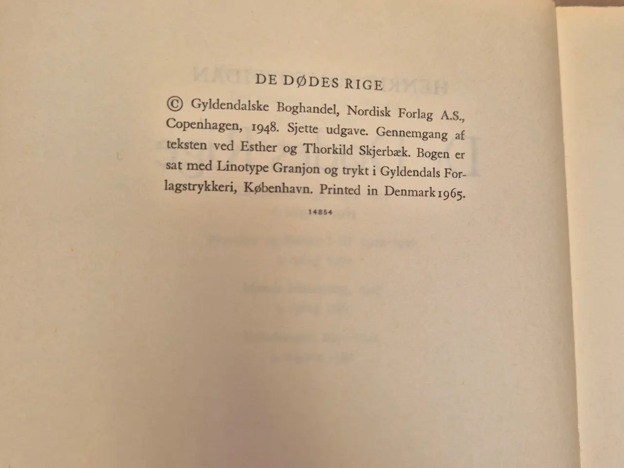 Billede 6 - De dødes rige - Henrik Pontoppidan