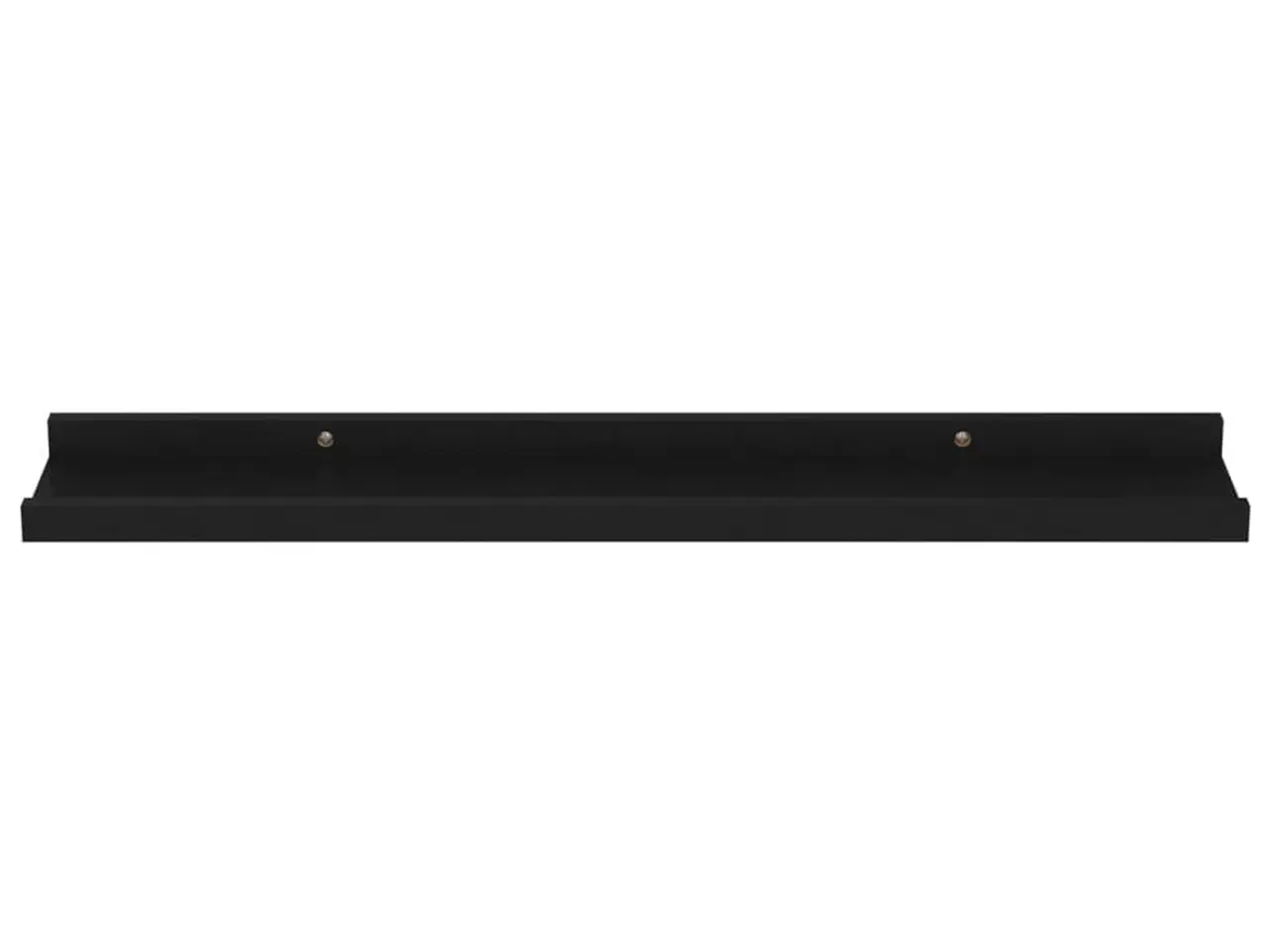 Billede 5 - Væghylder 4 stk. 60x9x3 cm sort