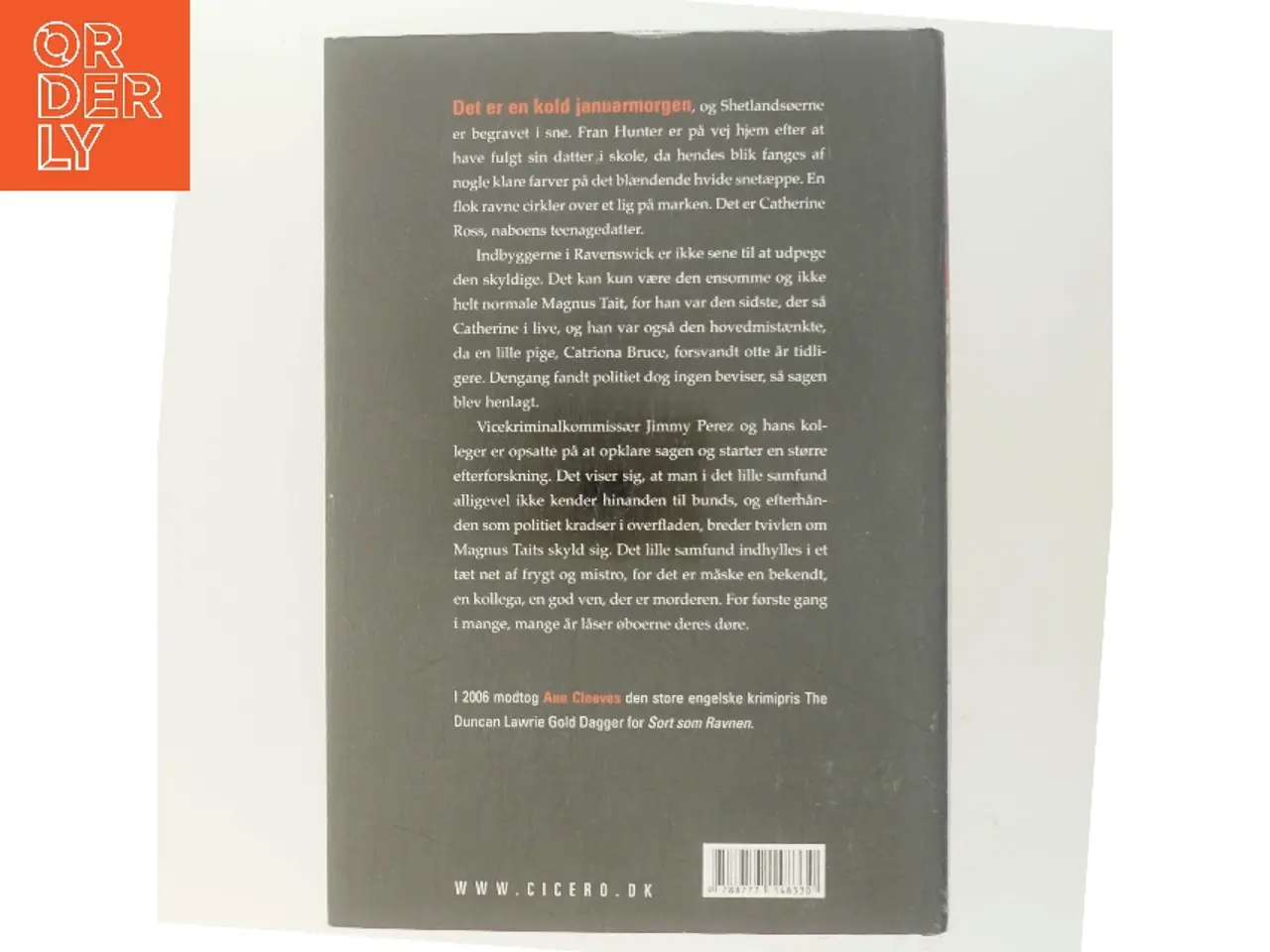 Billede 3 - Sort som ravnen af Ann Cleeves (Bog)