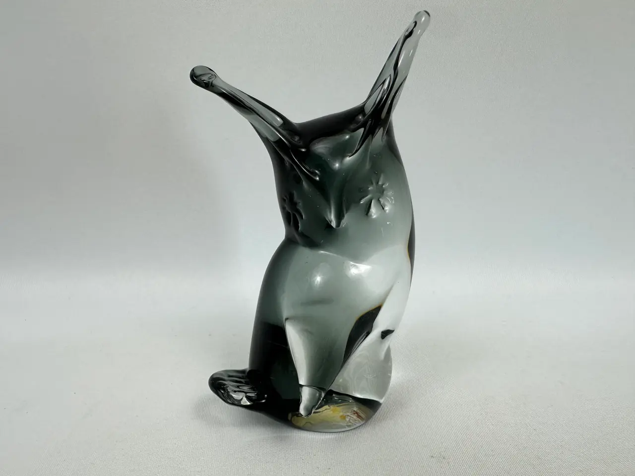 Billede 2 - Italiensk kunstglas ugle (Murano)
