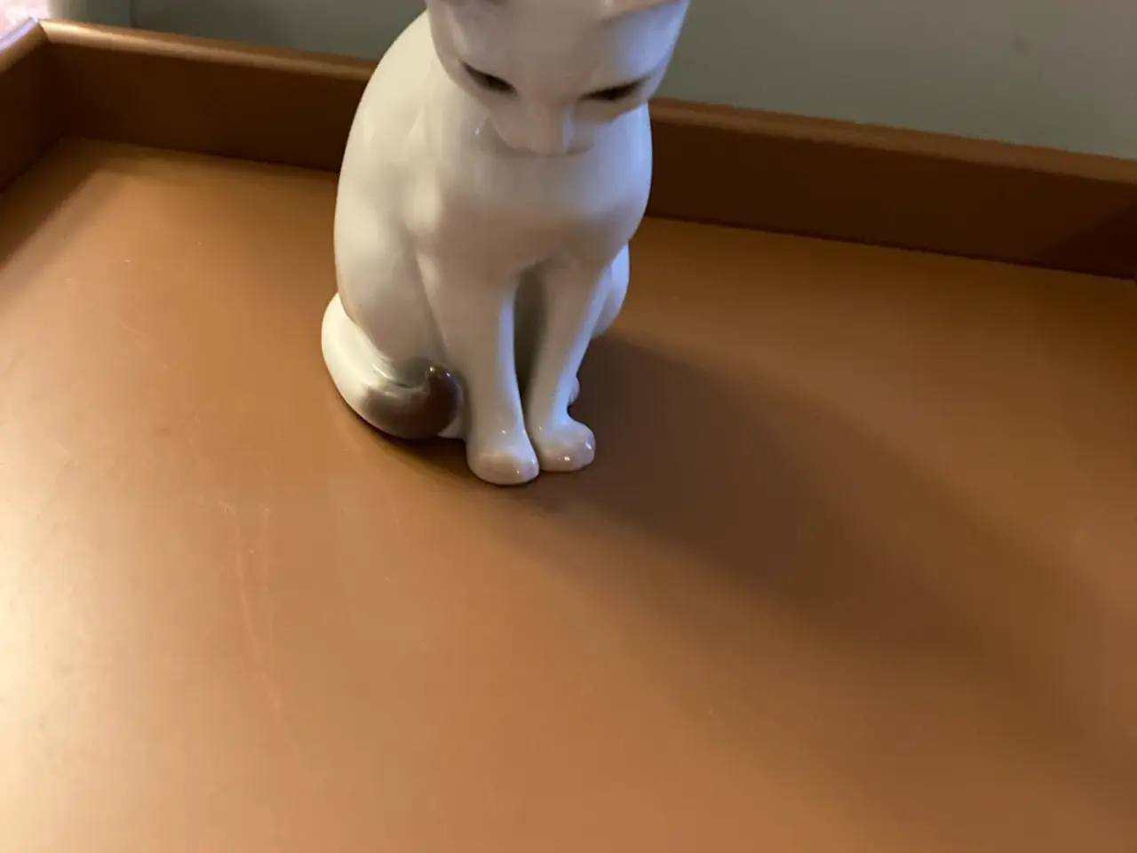 Billede 1 - Bing og Grøndahl Figur hvid kat