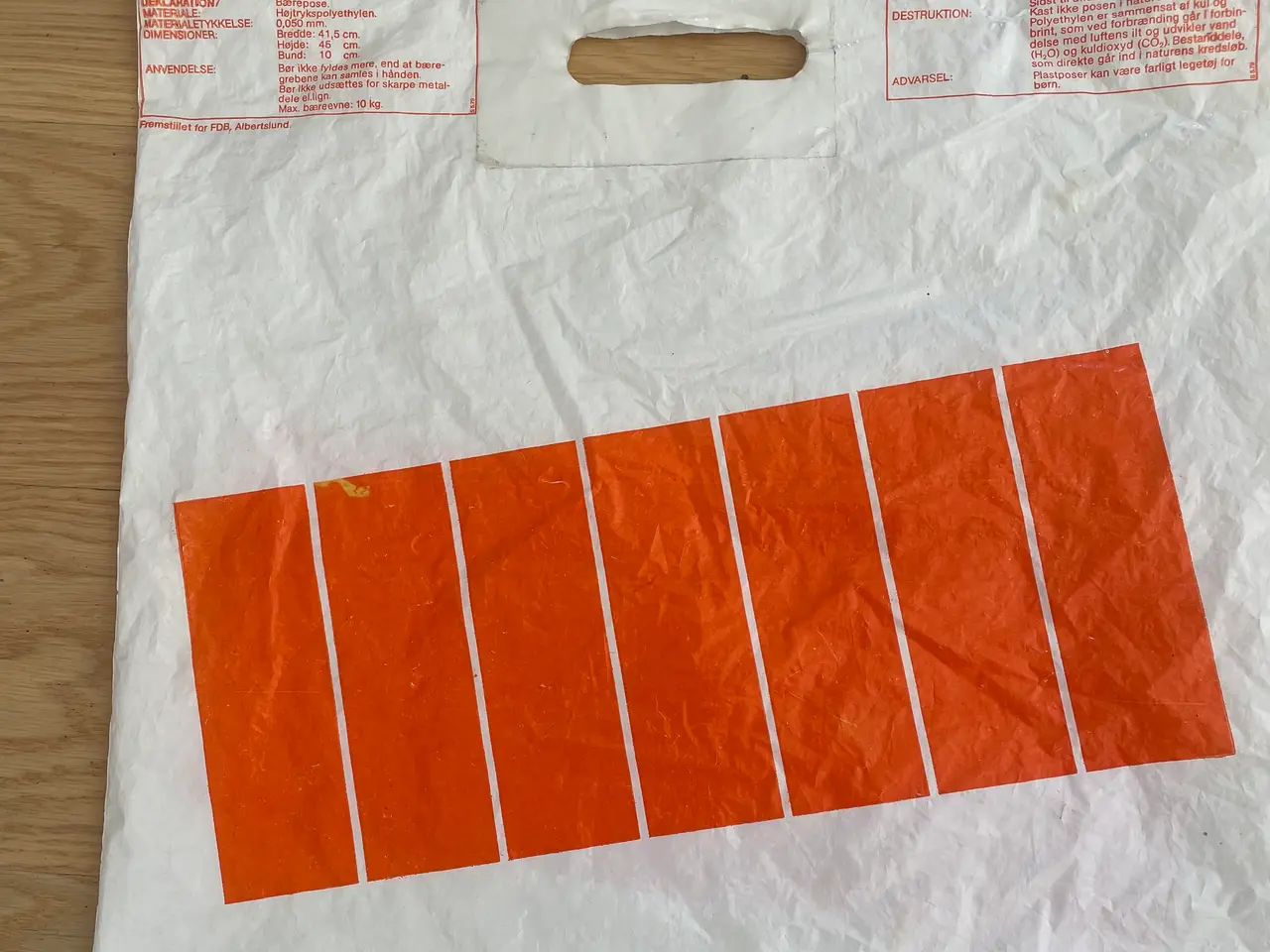 Billede 1 - FDB plastpose fra 1978