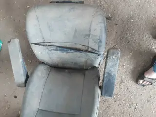Sæde til el scooter sort