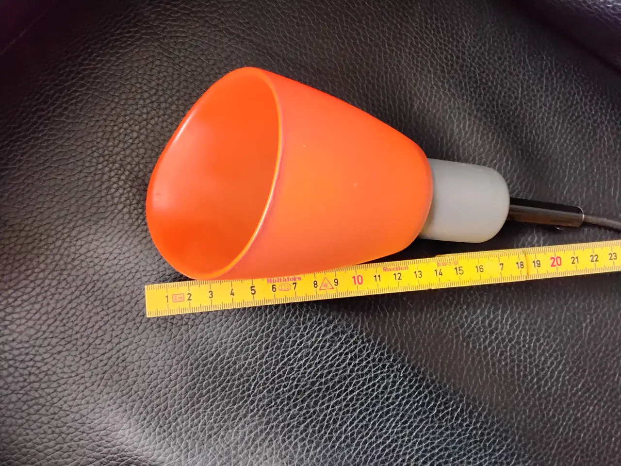 Billede 7 - Fine orange lamper til over sofabordet