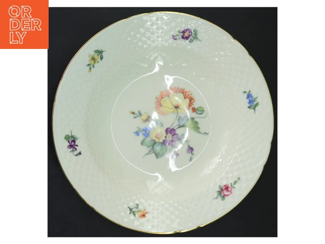 Billede 2 - B&G Saksisk Blomst dyb tallerken (str. Ø 24 cm)