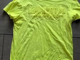 T-shirt, neon gul, Clayton, str. L