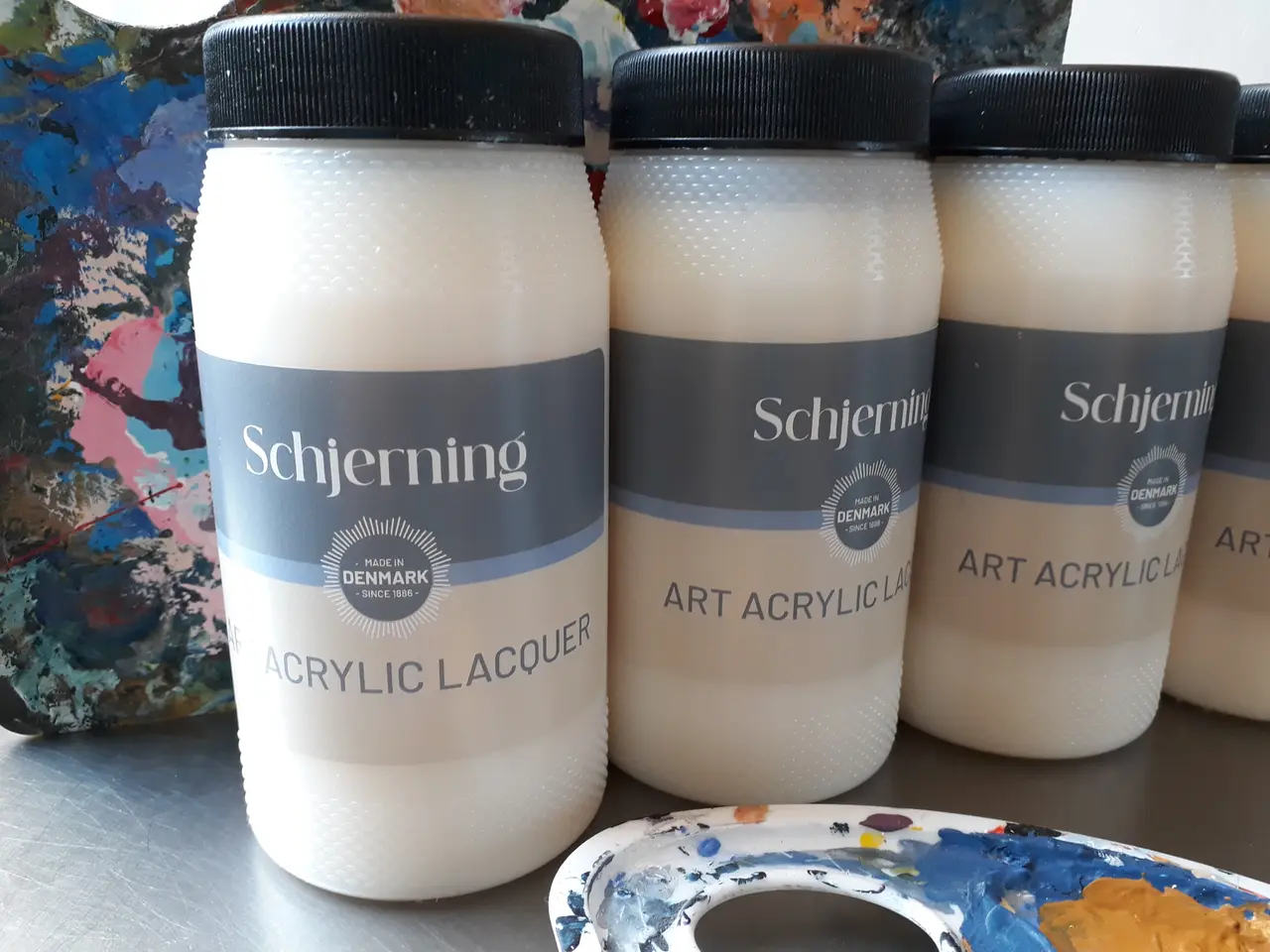Billede 5 - 4 x Schjerning Slutfernis Lak