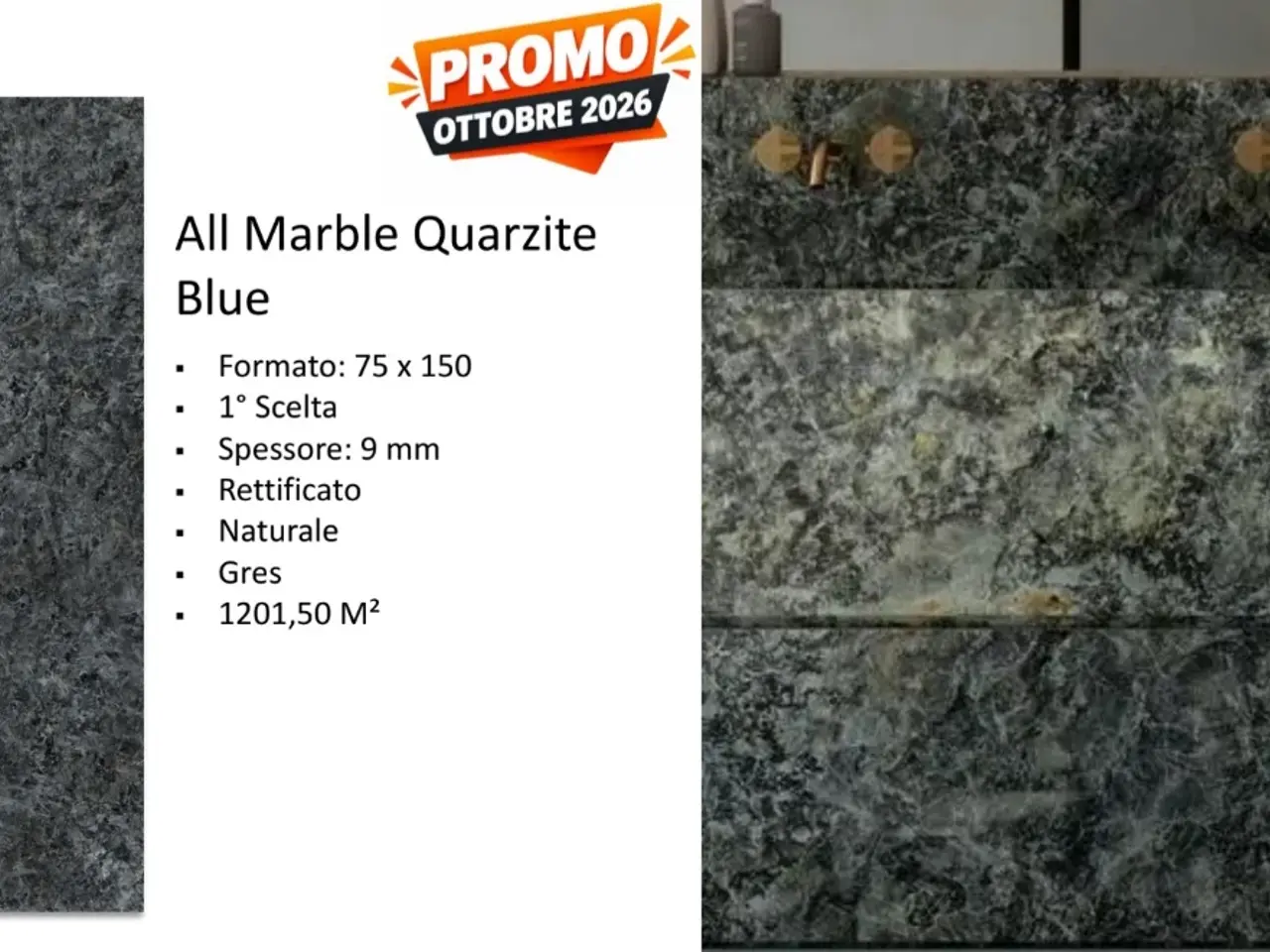 Billede 1 - Marazzi " Blue Marble "