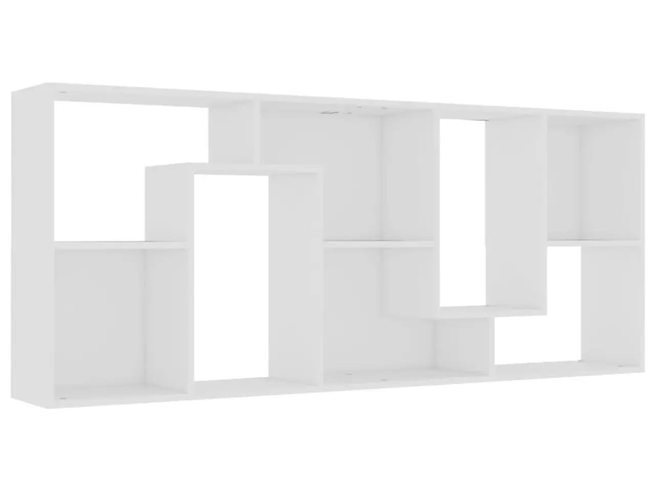 Billede 6 - Bogreol 67x24x161 cm konstrueret træ hvid