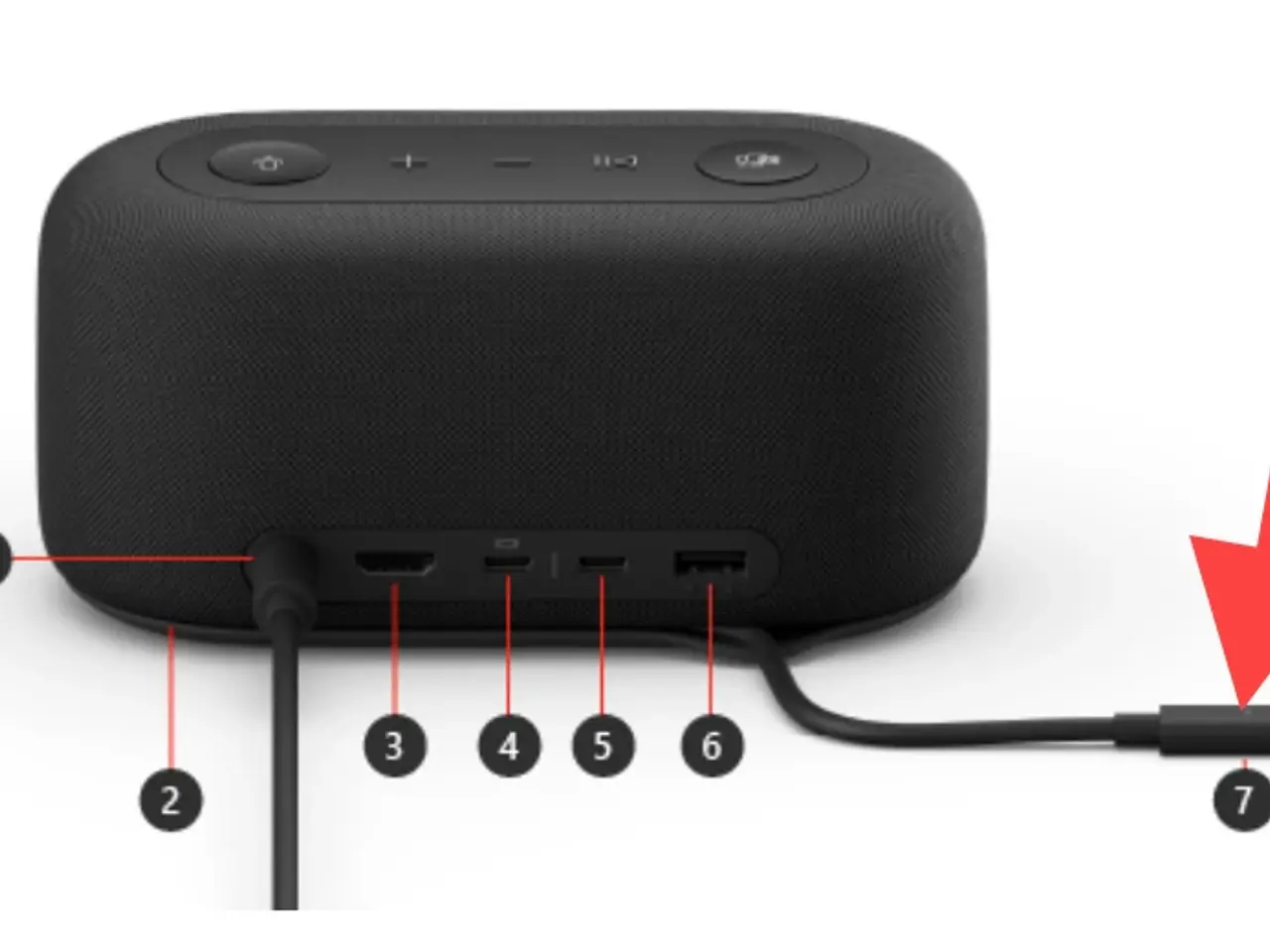 Billede 4 - Microsoft Audio Dock højttaler i sort