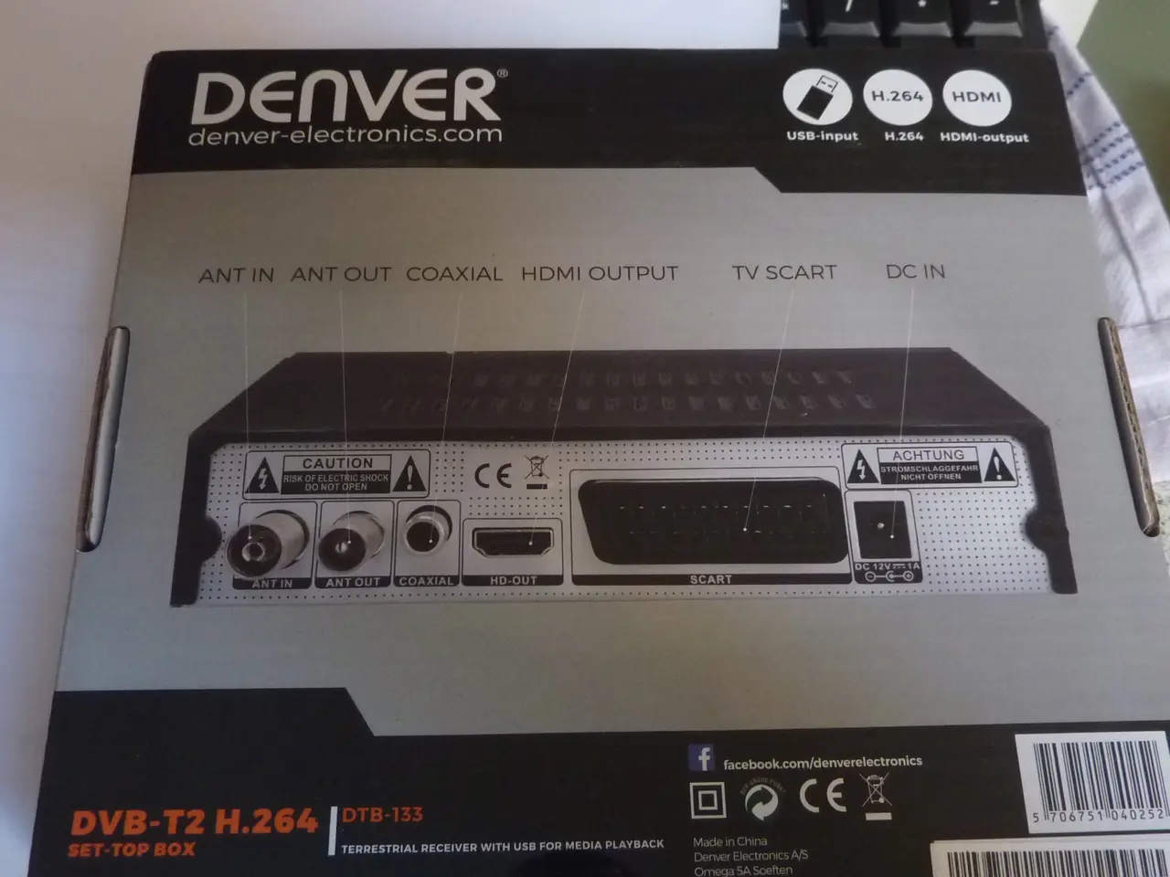 Billede 2 - DENVER TV box DVB-T2
