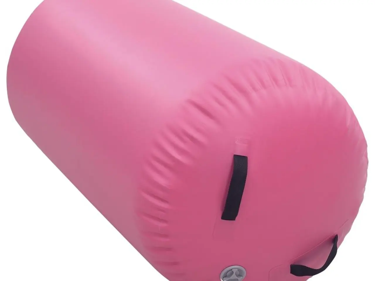 Billede 4 - Oppustelig gymnastikrulle med pumpe 120x90 cm PVC lyserød