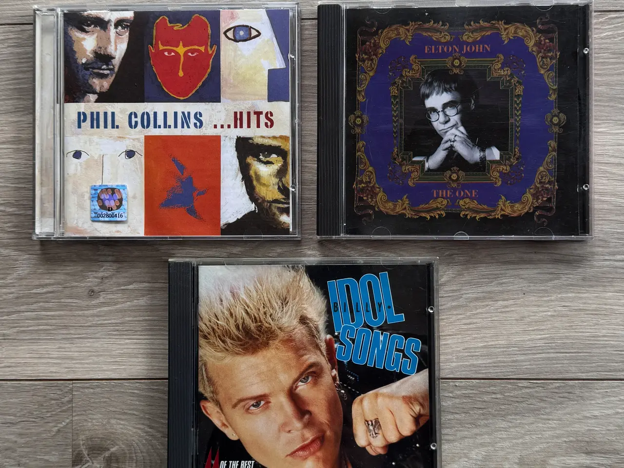 Billede 1 - PHIL COLLINS, ELTON JOHN, BILLY IDOL CD’ER