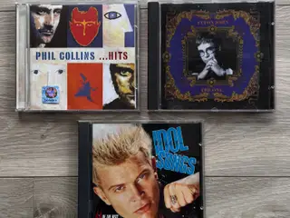 PHIL COLLINS, ELTON JOHN, BILLY IDOL CD’ER