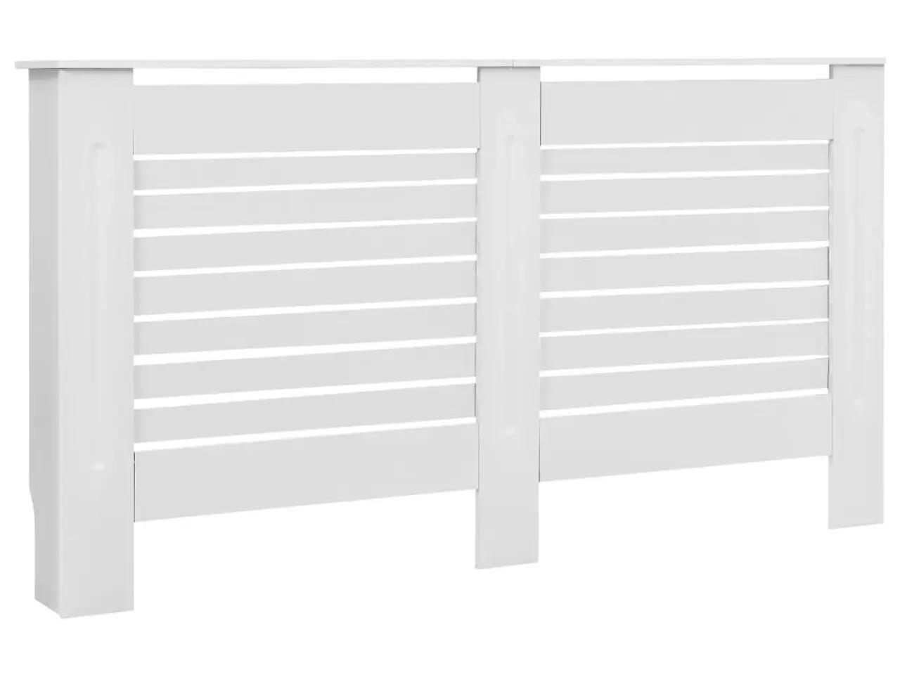 Billede 2 - Radiatorskjuler MDF 152x19x81,5 cm hvid