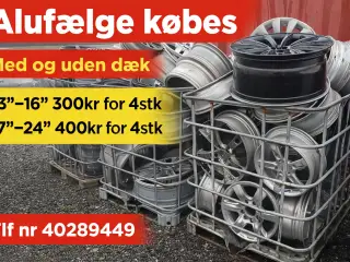 Alufælge købes
