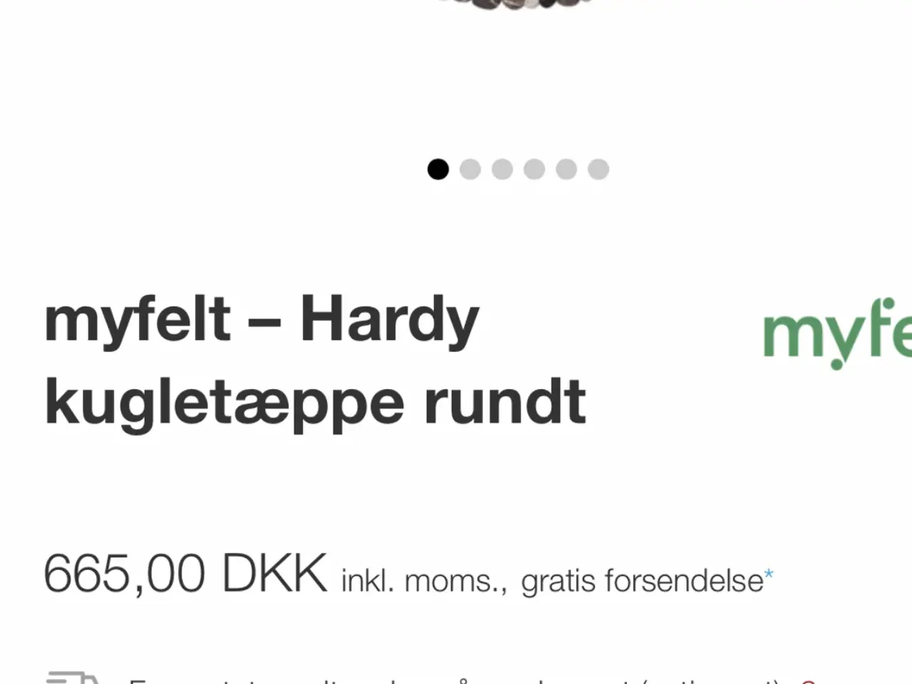 Billede 3 - Uld Kugletæpper