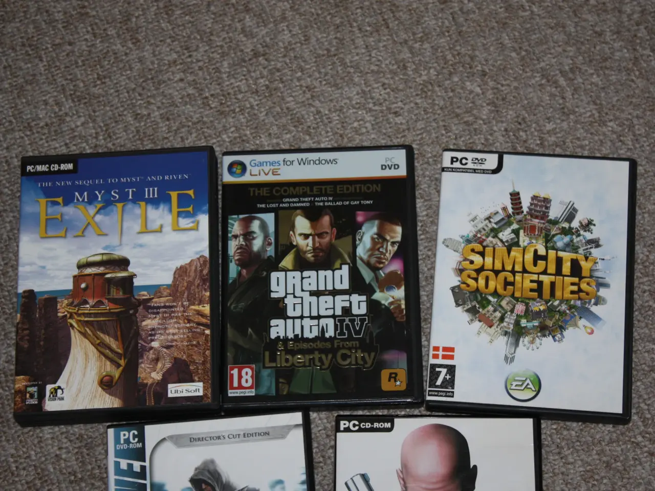 Billede 2 - Myst III Exile , Simcity Societies, Hitman