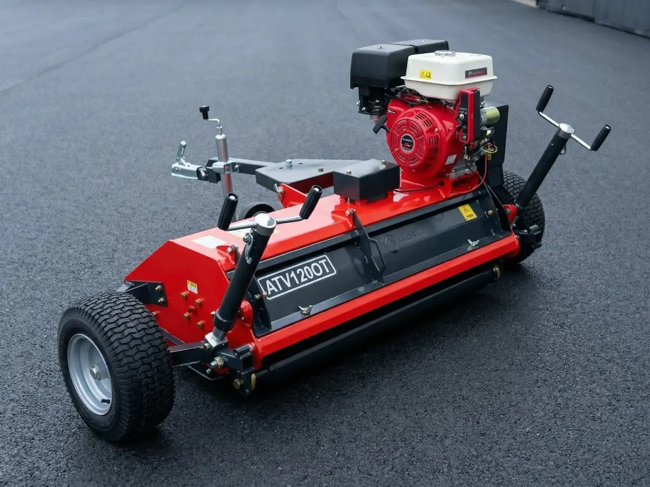 Billede 4 - ATV Slagleklipper 120cm - Great Dane med Elstart og støttehjul