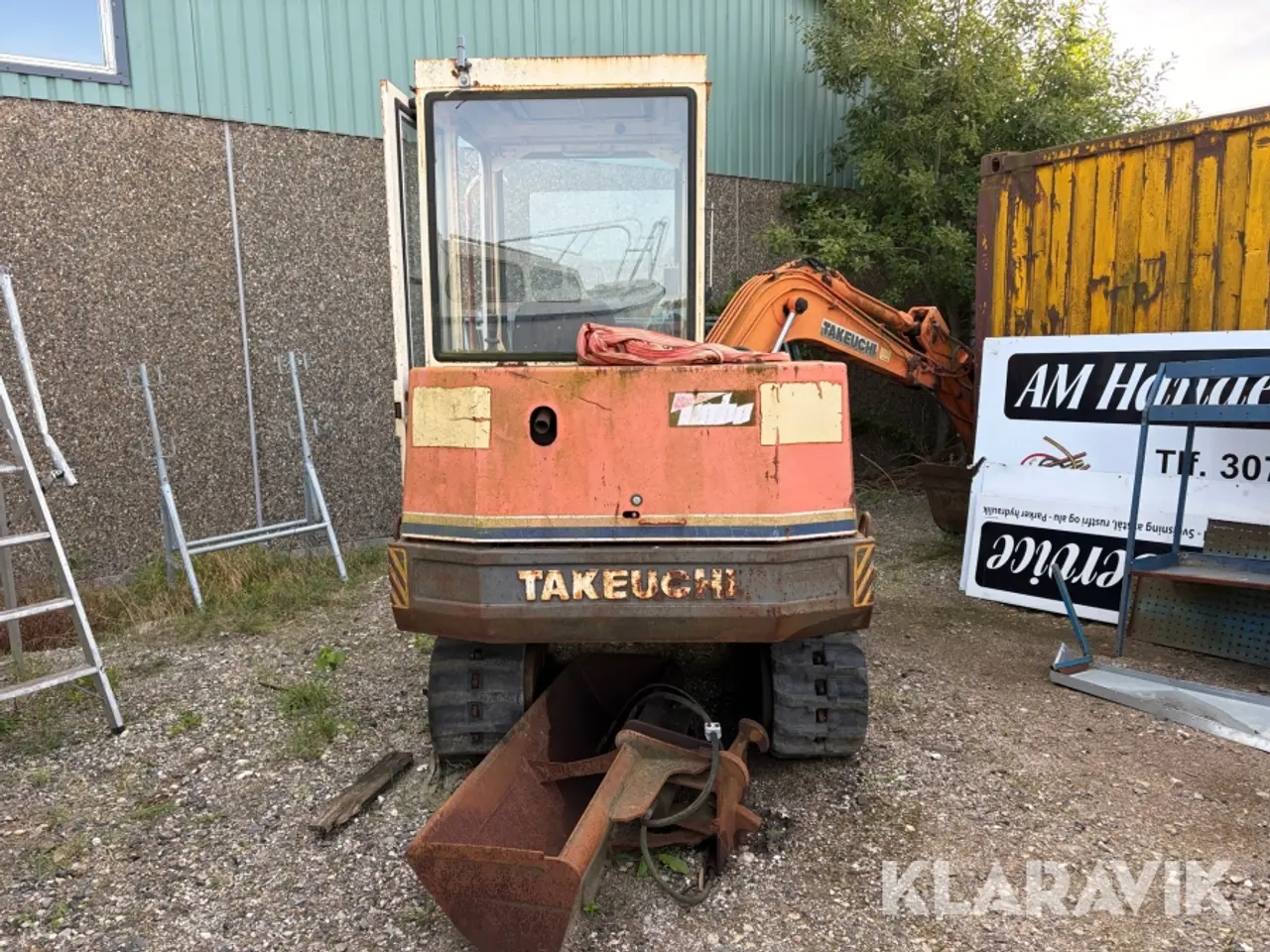 Billede 4 - Gravemaskine Takeuchi TB36 med grave- og planerskovl