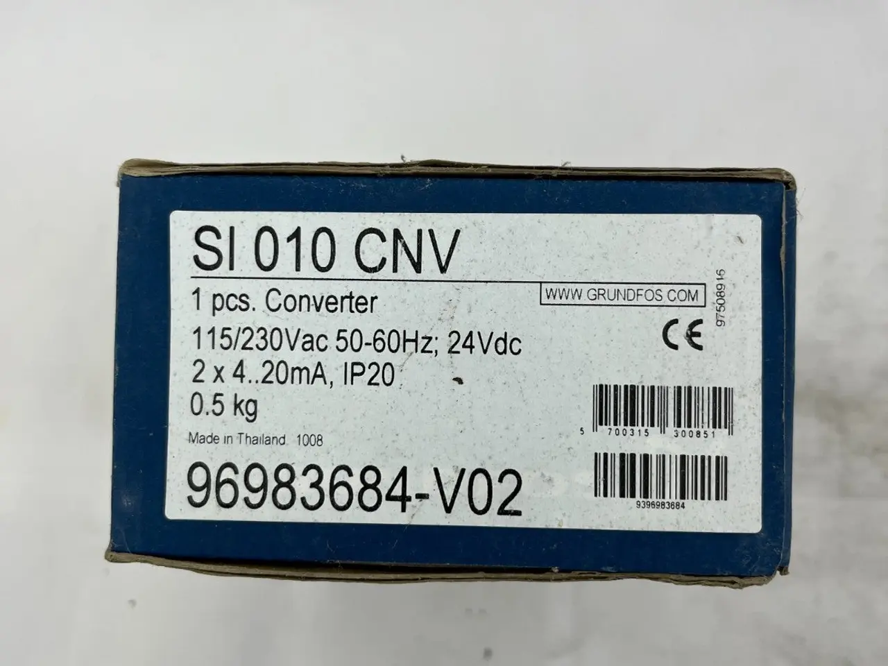 Billede 4 - Grundfos SI 010 CNV Converter 96983684-V02, to 2x
