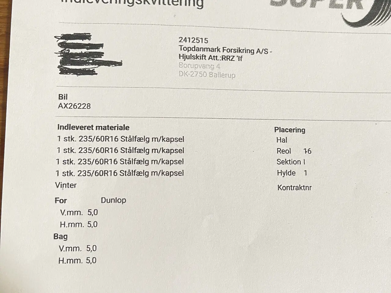 Billede 7 - Vinterdæk med fælge