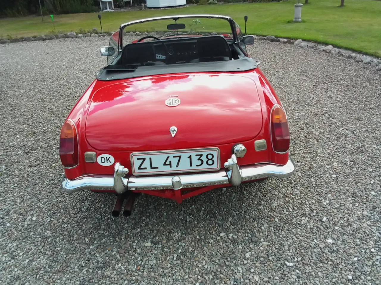 Billede 5 - RØD MGB ÅRG 1973 MED ELEKTRISK OVERDRIVE 