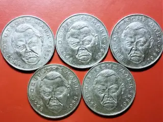 TYSKLAND 5 x 2 MARK 1996 D BEDRE ÅR! Ludwig Erhard