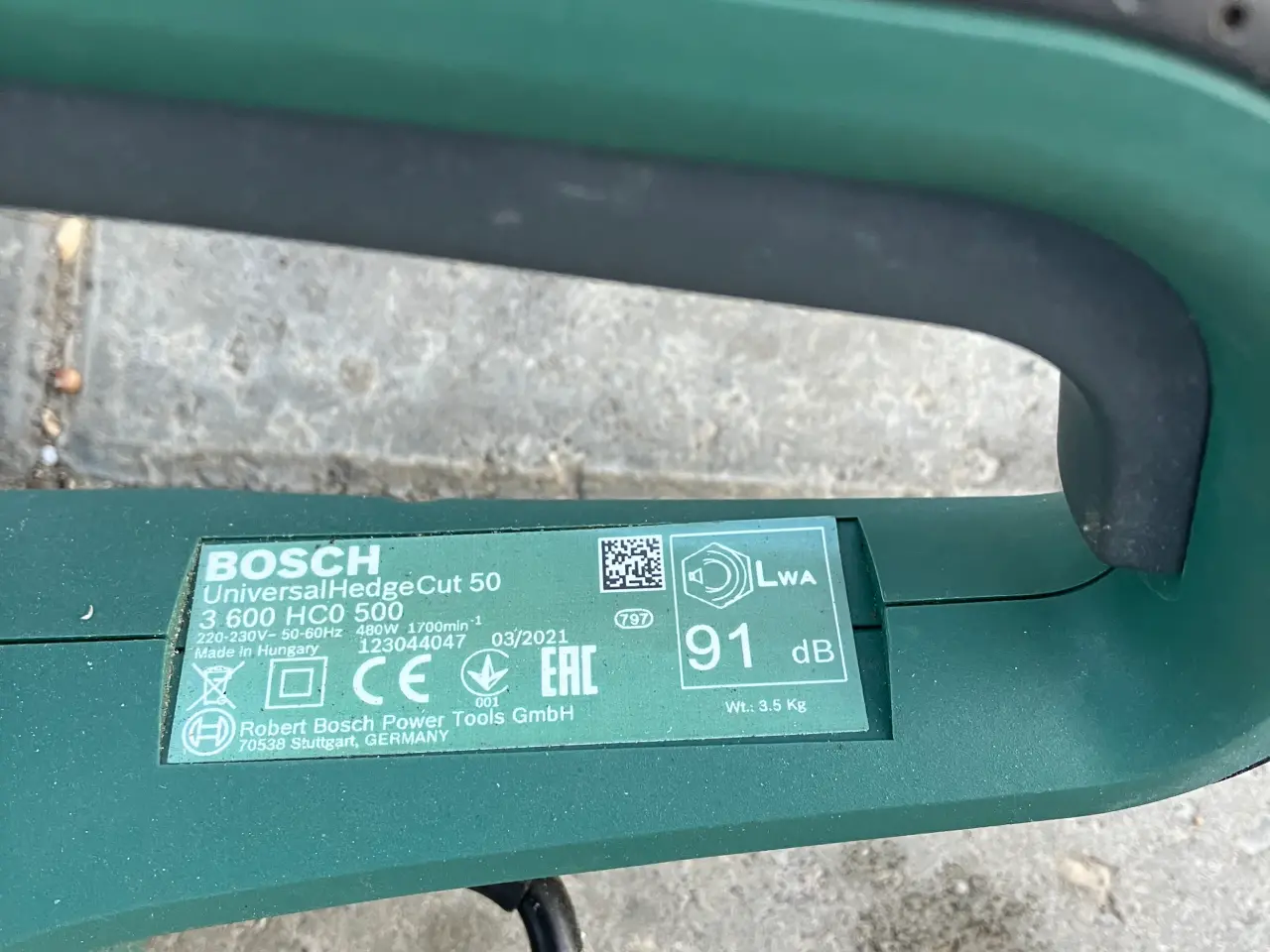 Billede 4 - Bosch Universal hedgecut 50 el hækkeklipper