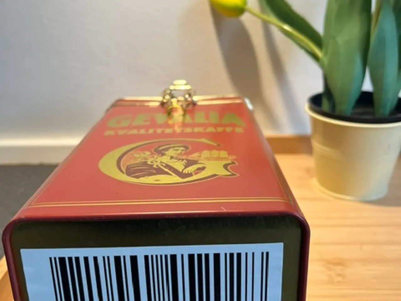 Billede 3 - Flot retro Gevalia kaffedåse med patentlukning