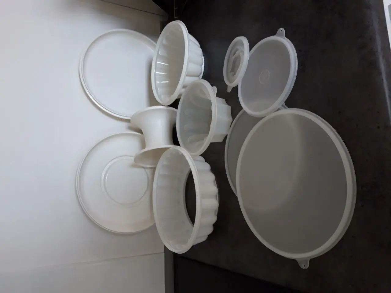 Billede 3 - Tupperware - Komplet Jello-ring, kabaretfad m.m.