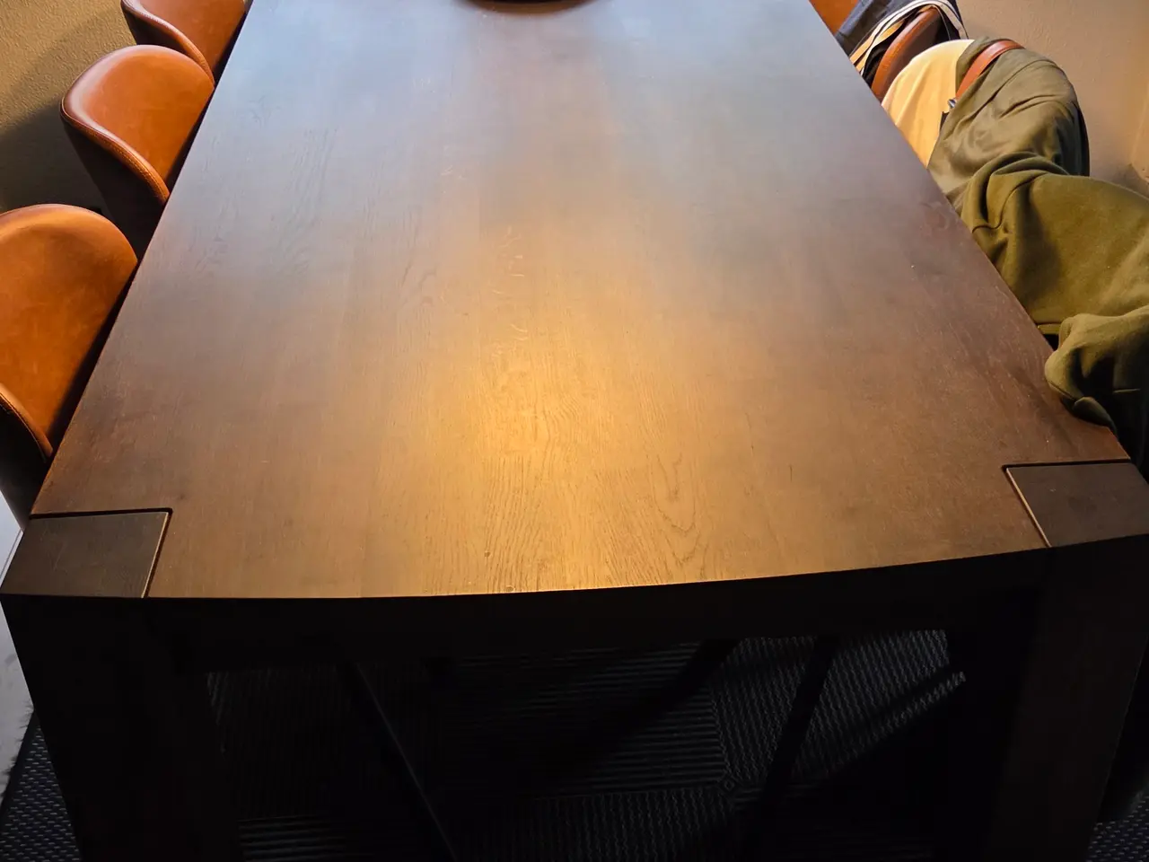 Billede 1 - Spisebord i smoked egetræ