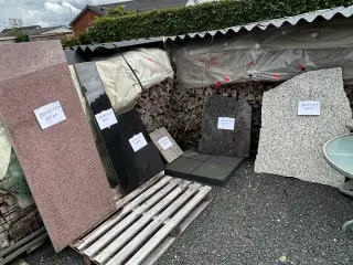Granit plade 3 cm