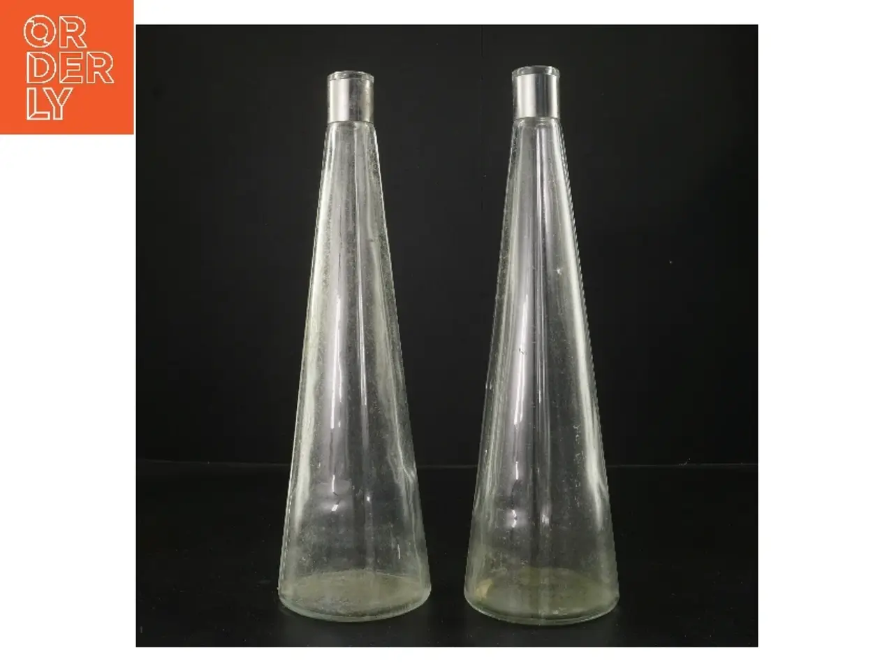 Billede 1 - 2 koniske glasvaser fra Rosendahl (str. 2 stk 34 cm)