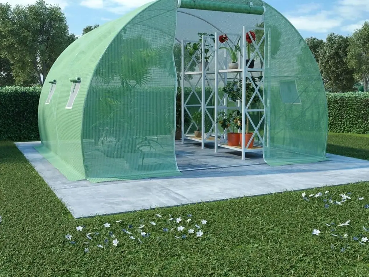 Billede 1 - Drivhus 9 m² - 300 x 300 x 200 cm