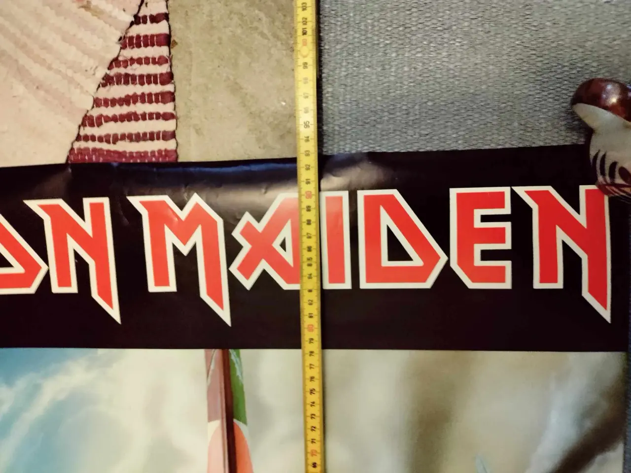 Billede 5 - ed retro plakat fra 1985 med iron maiden aces high