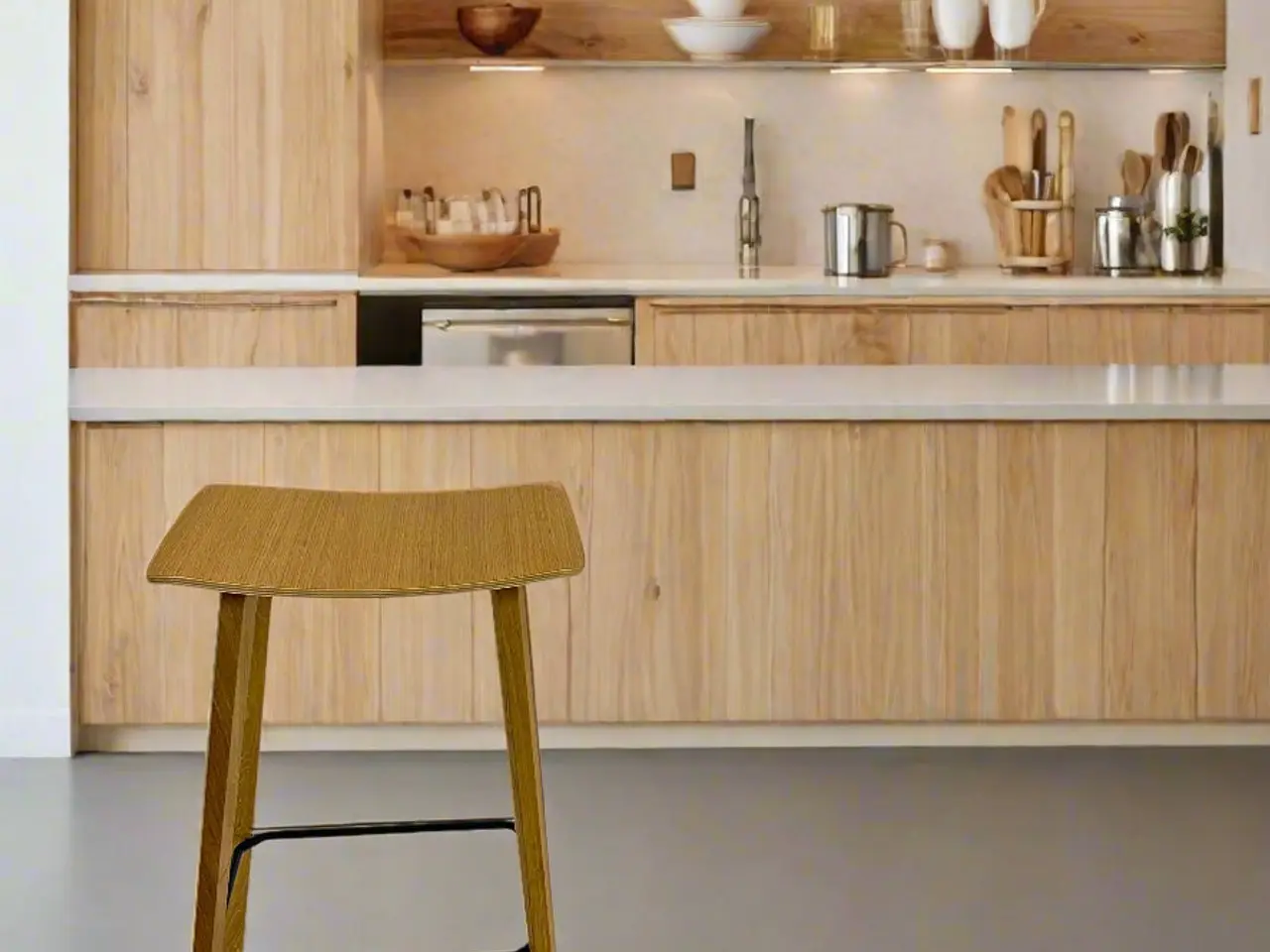 Billede 2 - Four Design Share Stool Barstol – Træ SH 63 cm