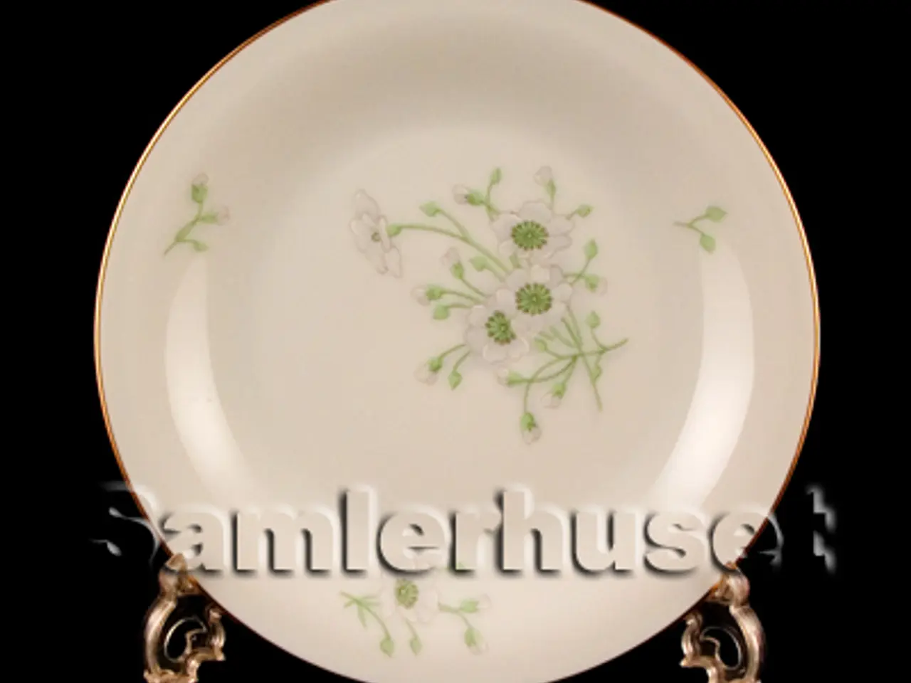 Billede 1 - Brudeslør Tallerken Flad 21½ cm.