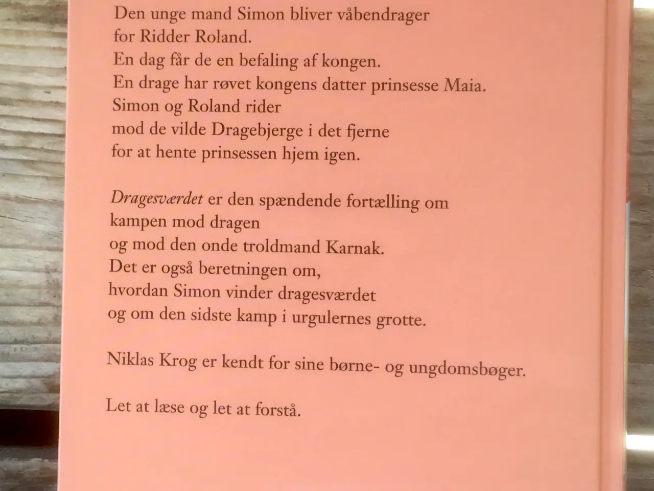 Billede 2 - Dragesværdet, Niklas Krog, genre: fantasy
