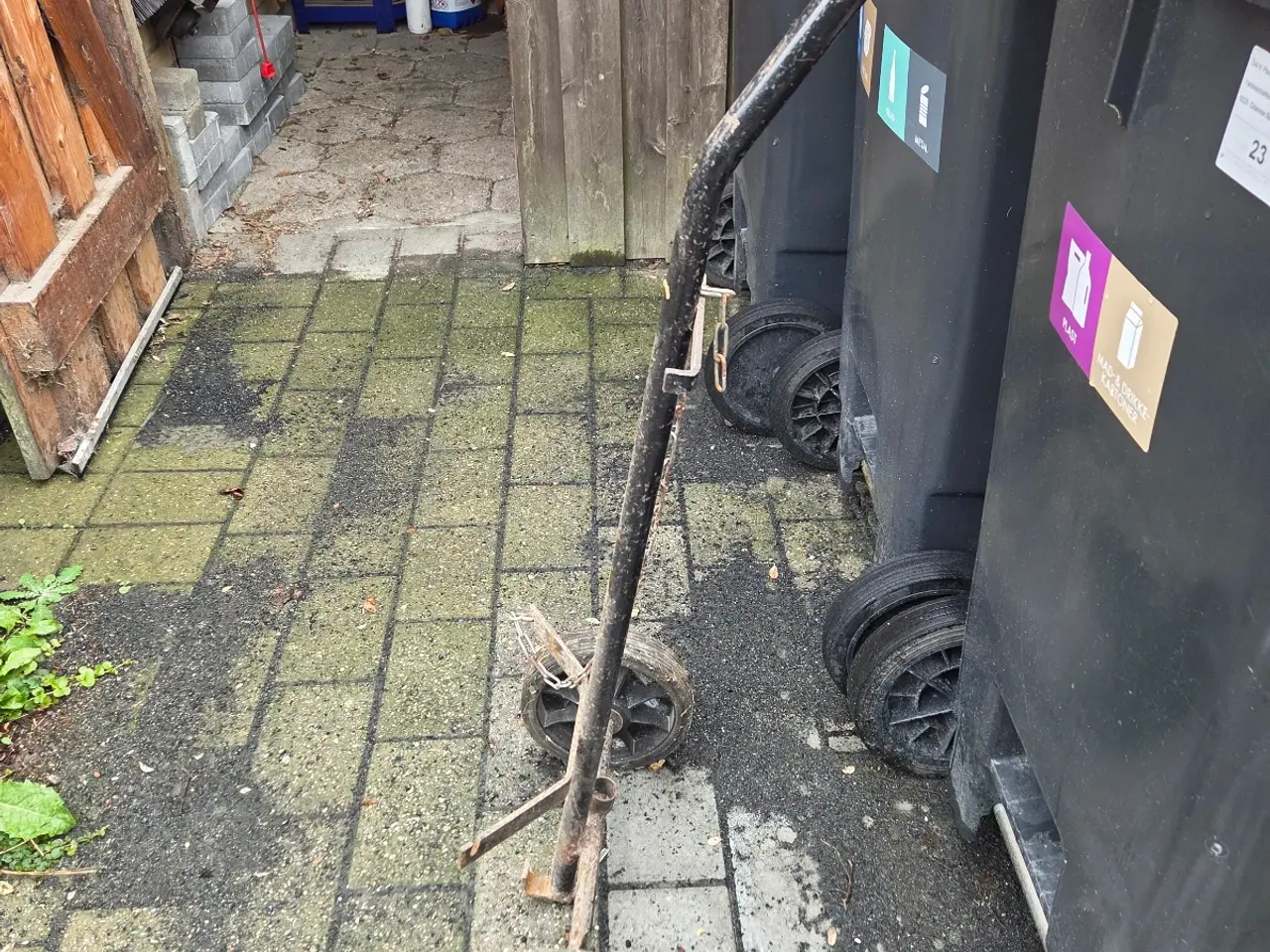 Billede 2 - Ukrudtsbrænder, regulator, gasflaske, vogn