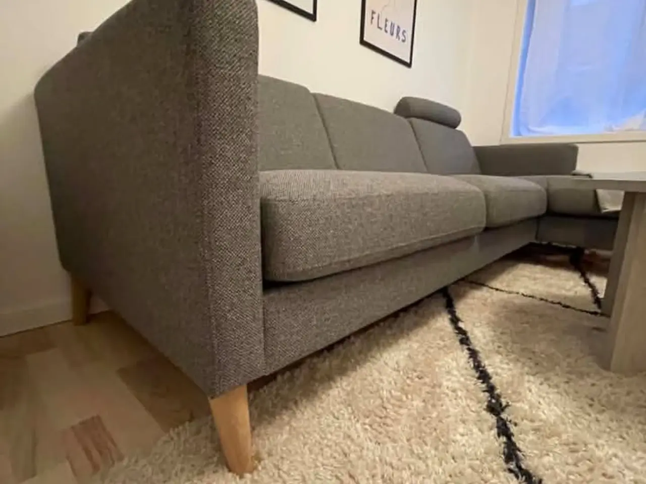 Billede 5 - Chaiselong sofa i grå