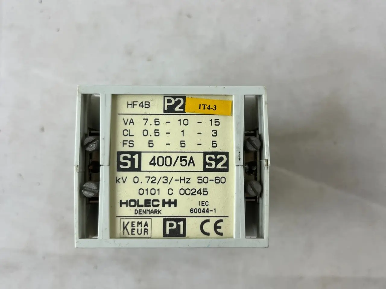 Billede 2 - Holec HF4B 400/5A strømtransformer 7.5/10/15VA IEC