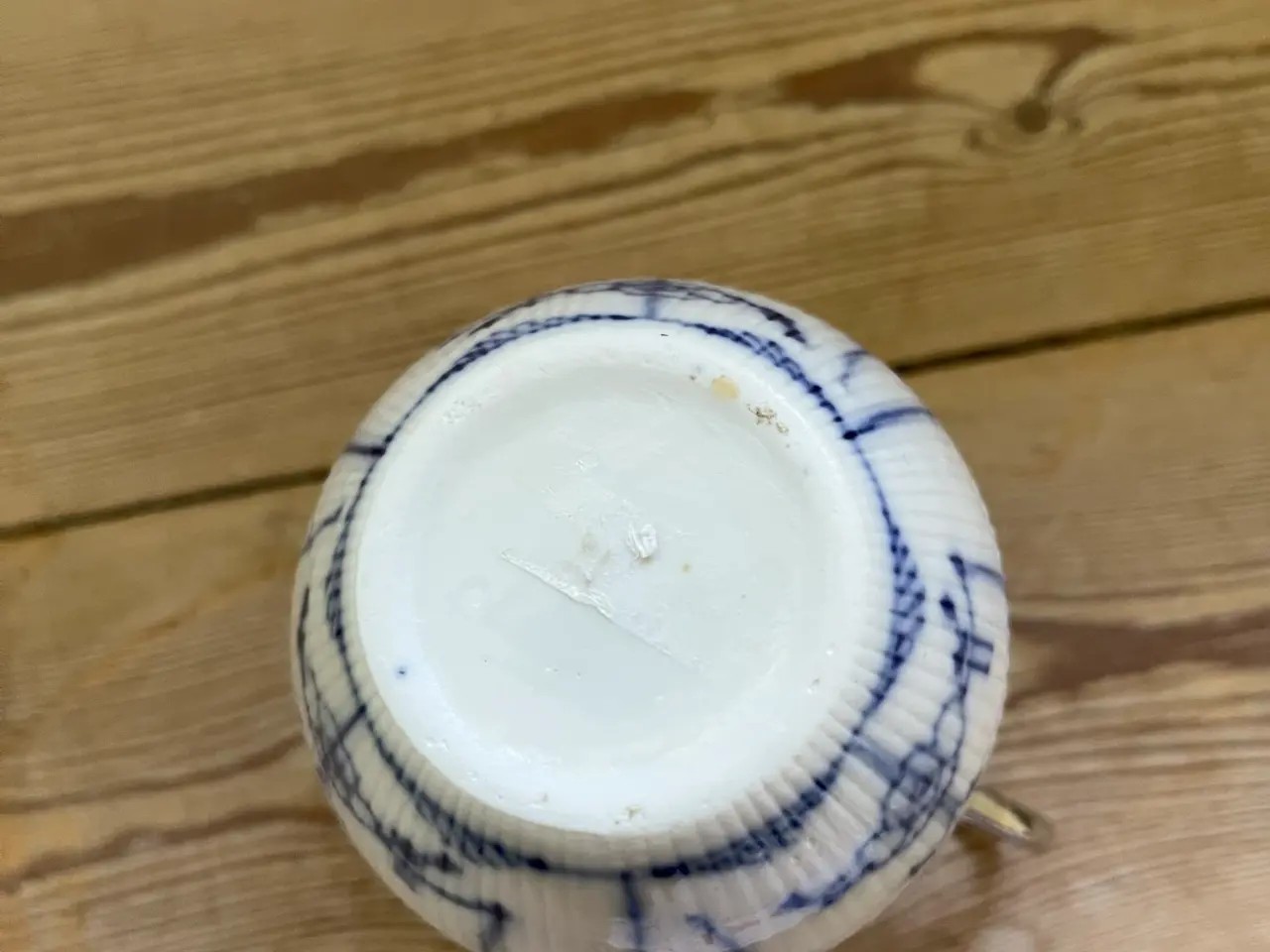 Billede 6 - Musselmalet flødekande