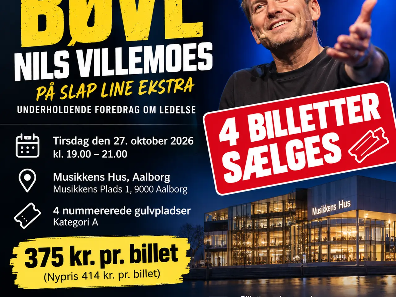 Billede 1 - Nils Villemoes i Musikkens Hus, Aalborg