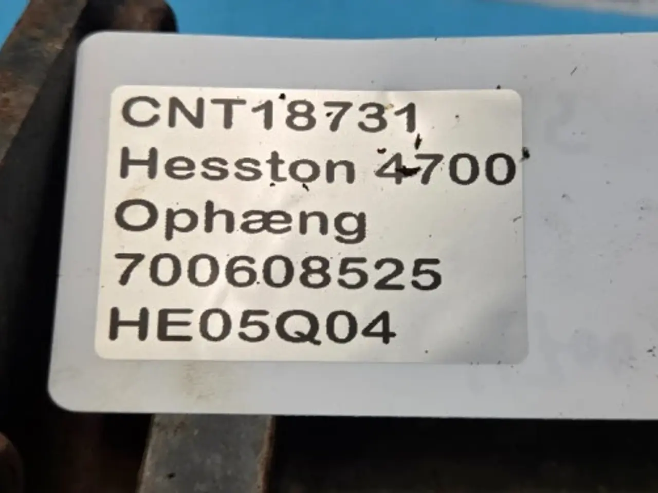 Billede 10 - Hesston 4700 Ophæng 700608525