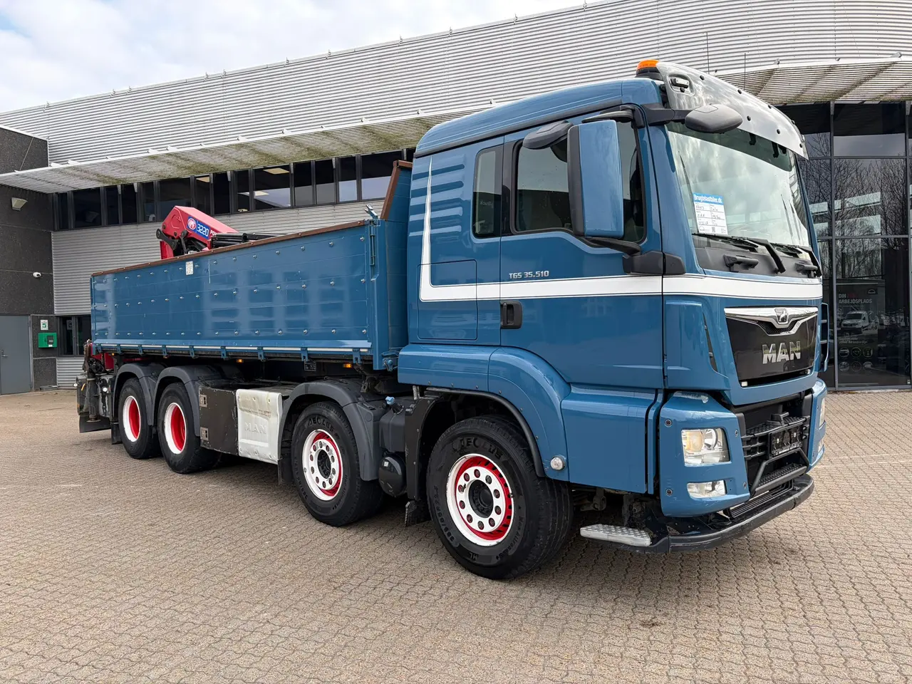 Billede 2 - MAN TGS 35.510 8X4, Tip-kran