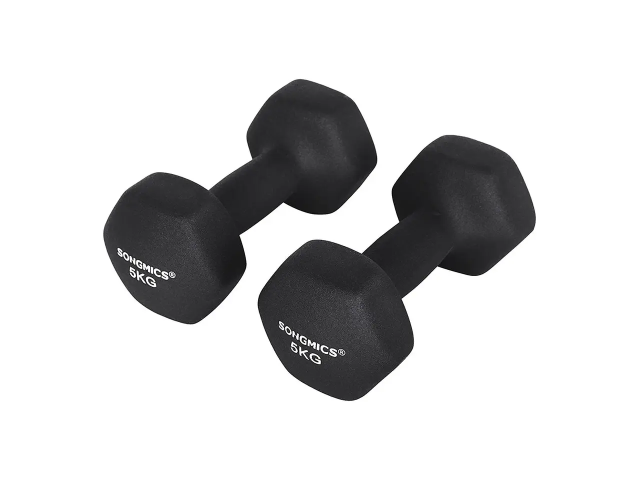 Billede 2 - Håndvægte 2 x 5 kg - sort