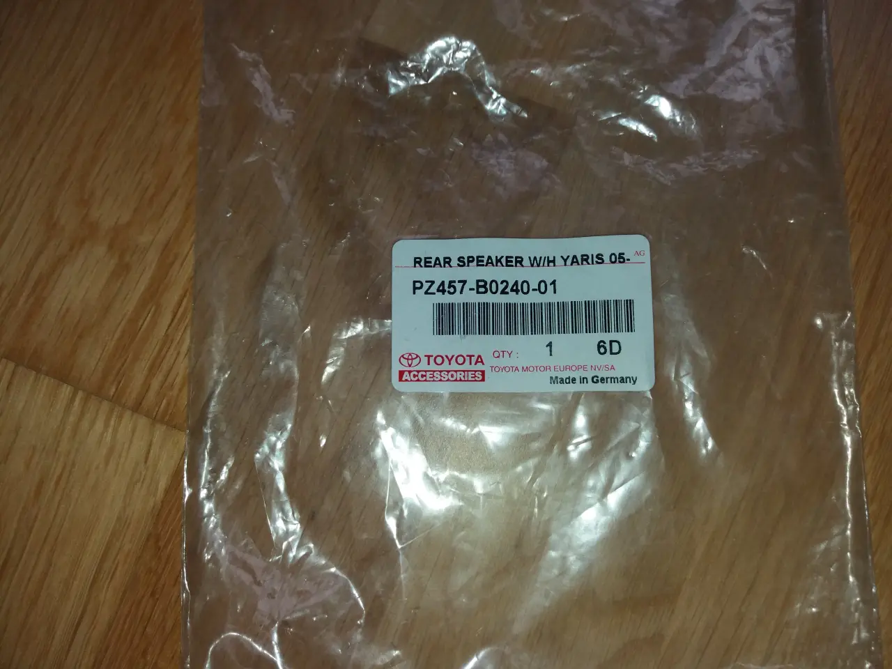 Billede 1 - Kabelsæt højtaler bag Yaris