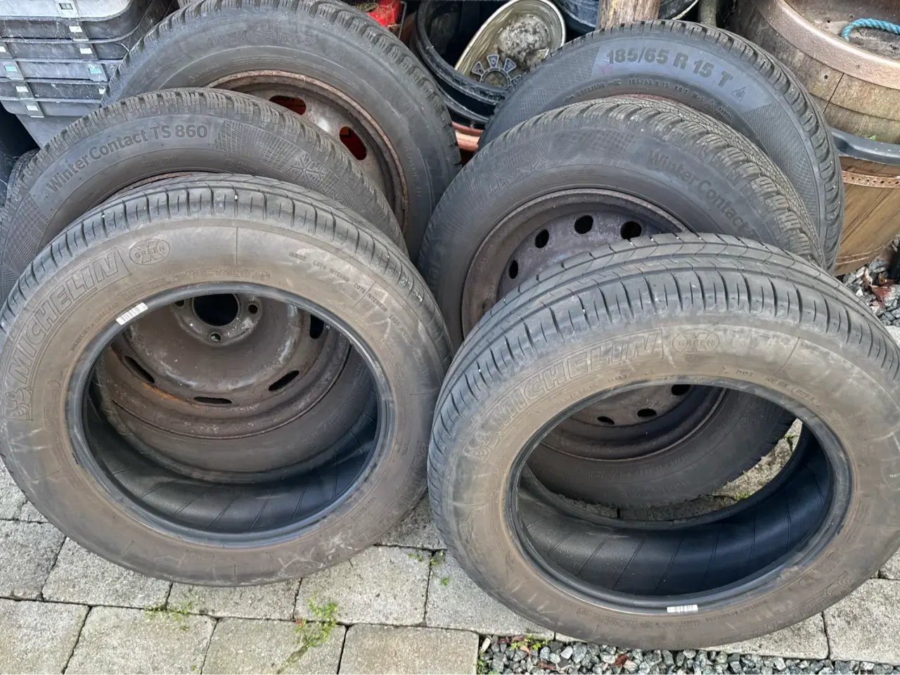Billede 6 - Vinterhjul til Citroen/Peugeot